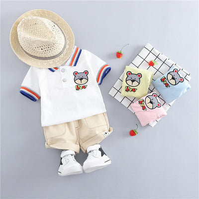 clothing korean short sleeve suit