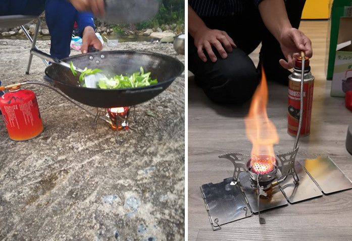 Portable gas picnic stove