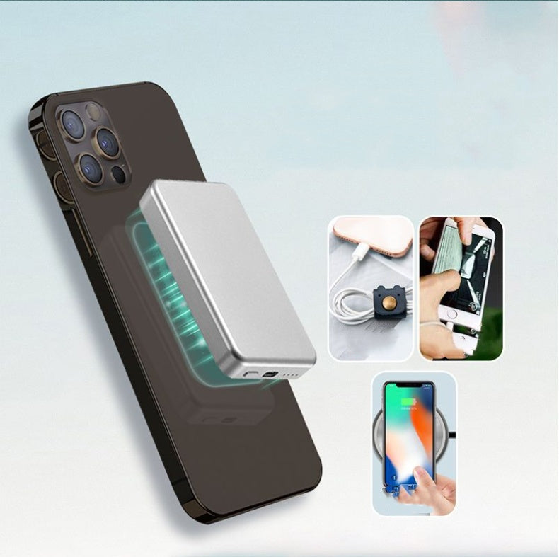 Wireless Magnetic Charging Power Bank