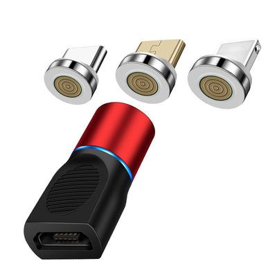 Three-in-one 3A Fast Charging TYPE-C Data Magnetic Adapter