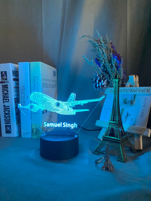 Aircraft Light Hologram Night Light