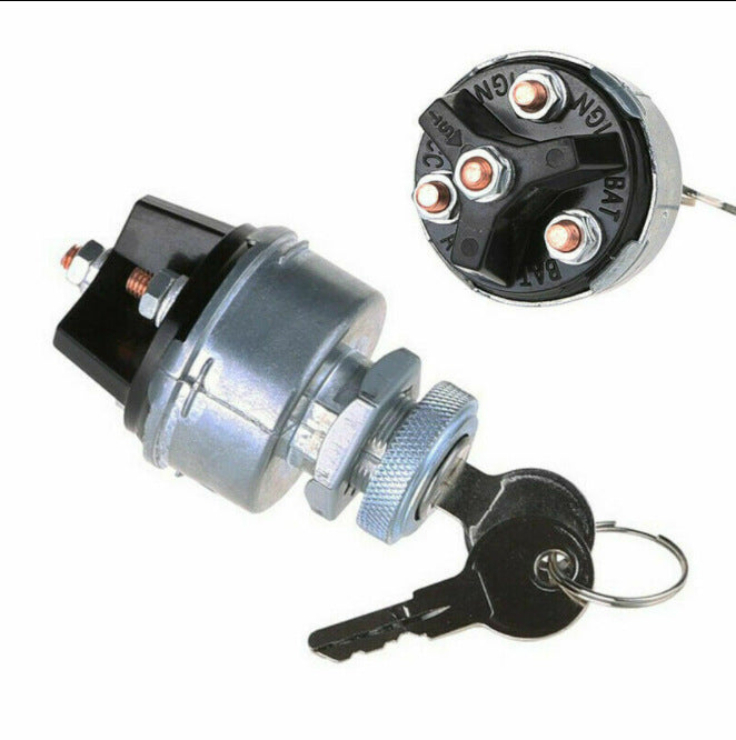 universal ignition switch lock embedded installation 2 keys 3 position