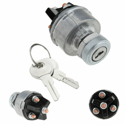 universal ignition switch lock embedded installation 2 keys 3 position