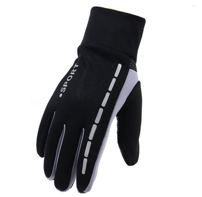 Outdoor Driving Men's Sports Fitness Autumn And Winter Cycling Gloves