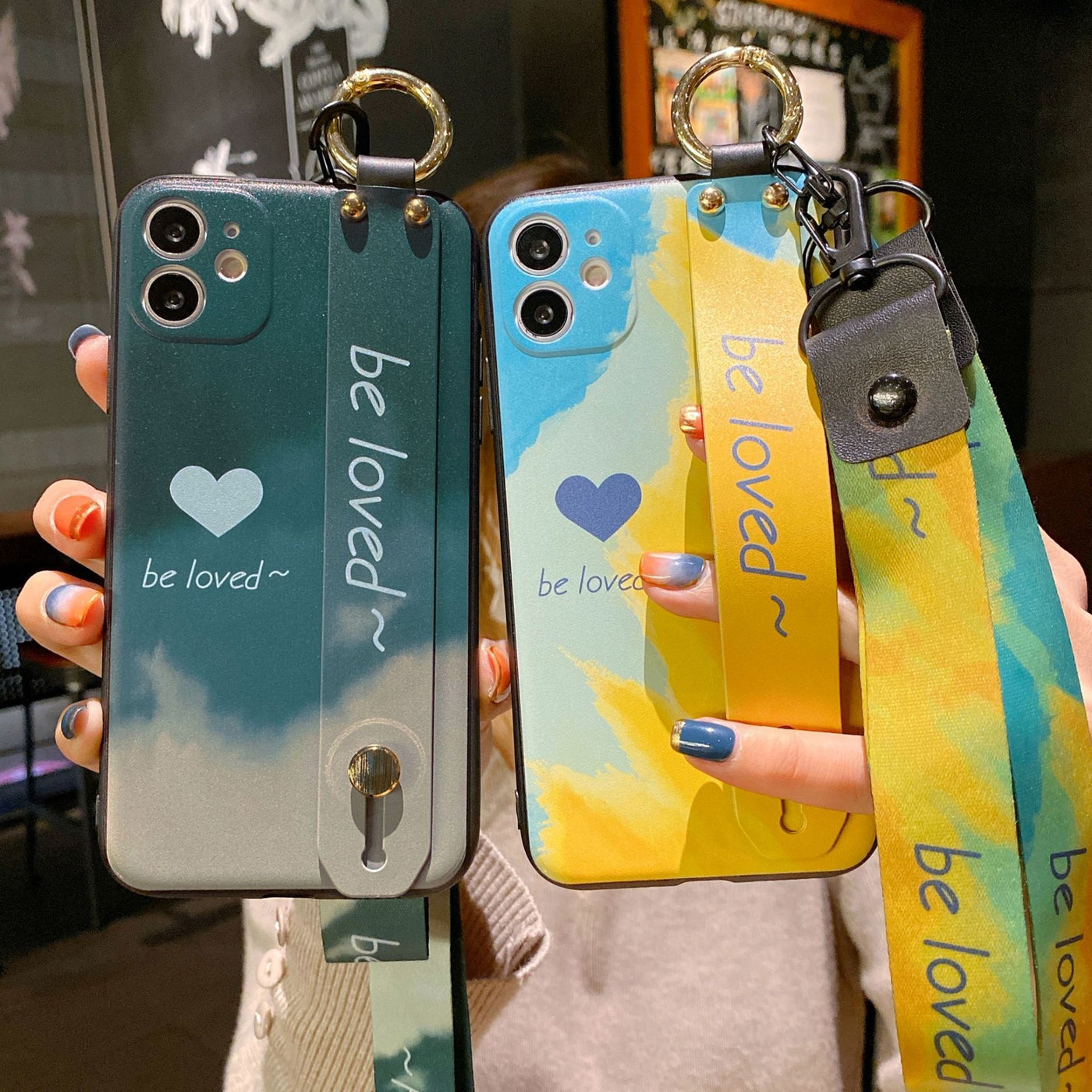 wristband phone case watercolor phone case