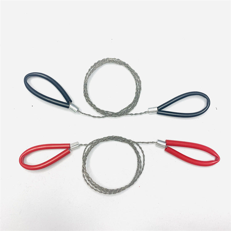 Short Stainless Steel Wire Saw Holster Pull Ring Does Not Hurt The Hand Life-saving Saw