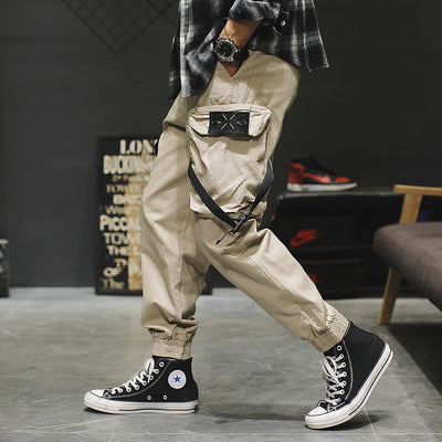 New Casual Pants Men Cotton Cargo Pants