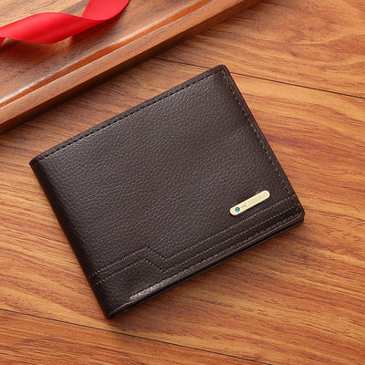 Soft Leather Multi-card Slot Small Wallet