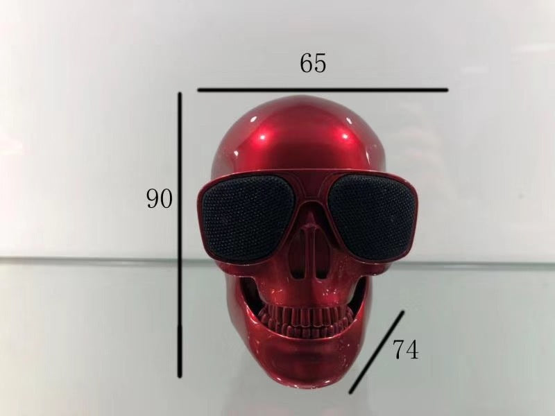 Small Skull Wireless Bluetooth Speaker Outdoors Convenient Cartoon