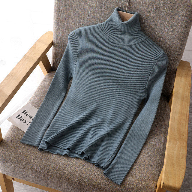 Basic Women highneck Sweaters