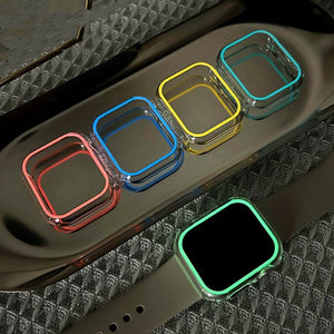 wristwatch luminous protective case anti falling edge