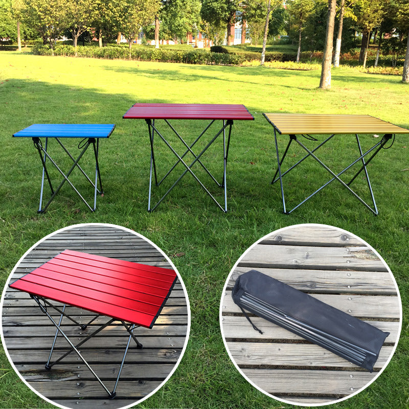 Outdoor mountaineering, super alloy folding mini table