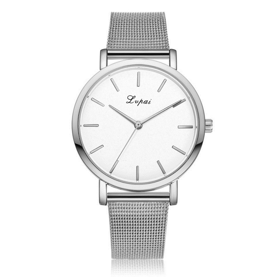 Vansvar fashion brand silver and gquartz watches gift relogio feminino