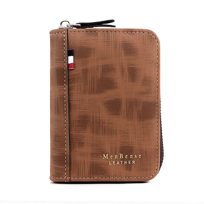 Business Retro Men's Short Wallet Clutch