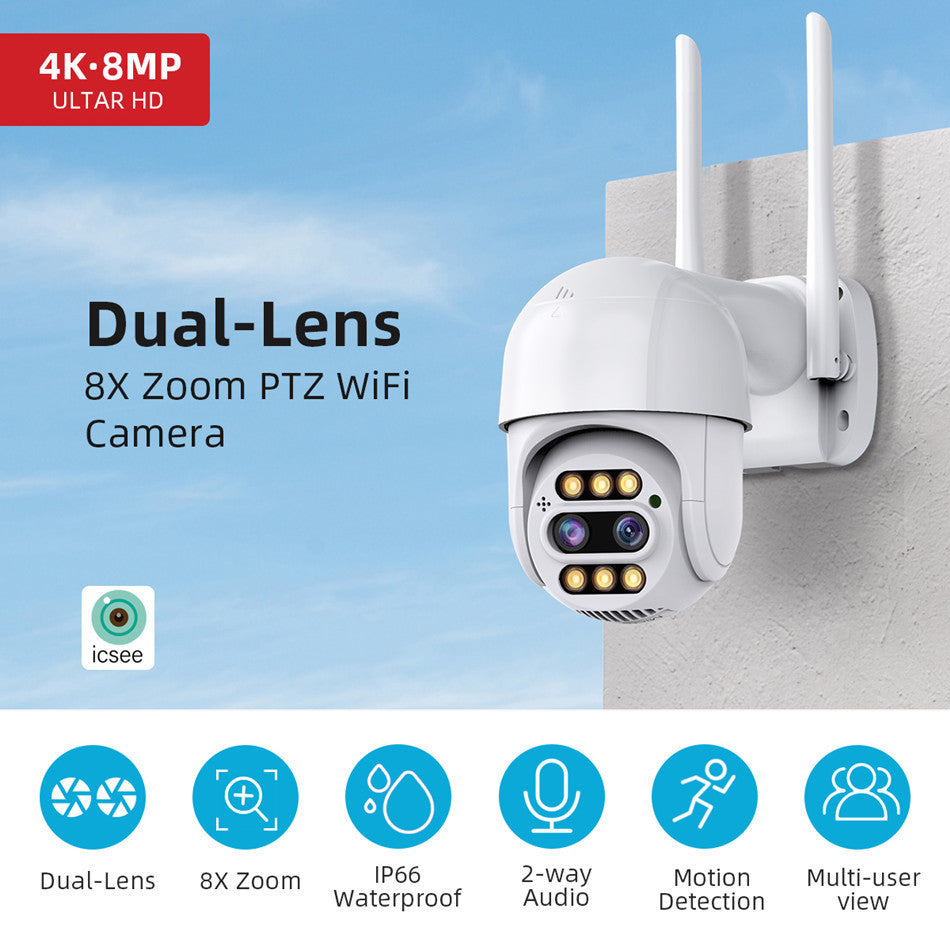 fashion outdoor network security camera