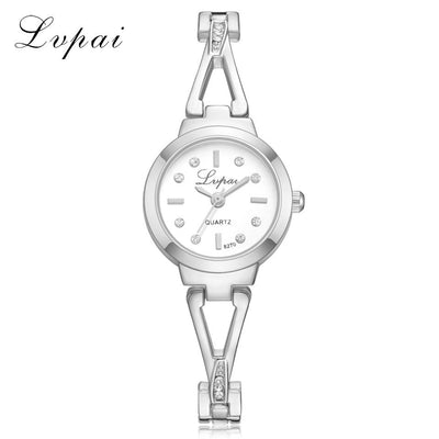 luxury bracelet women dress watches fashion quartz crystal watches lvp