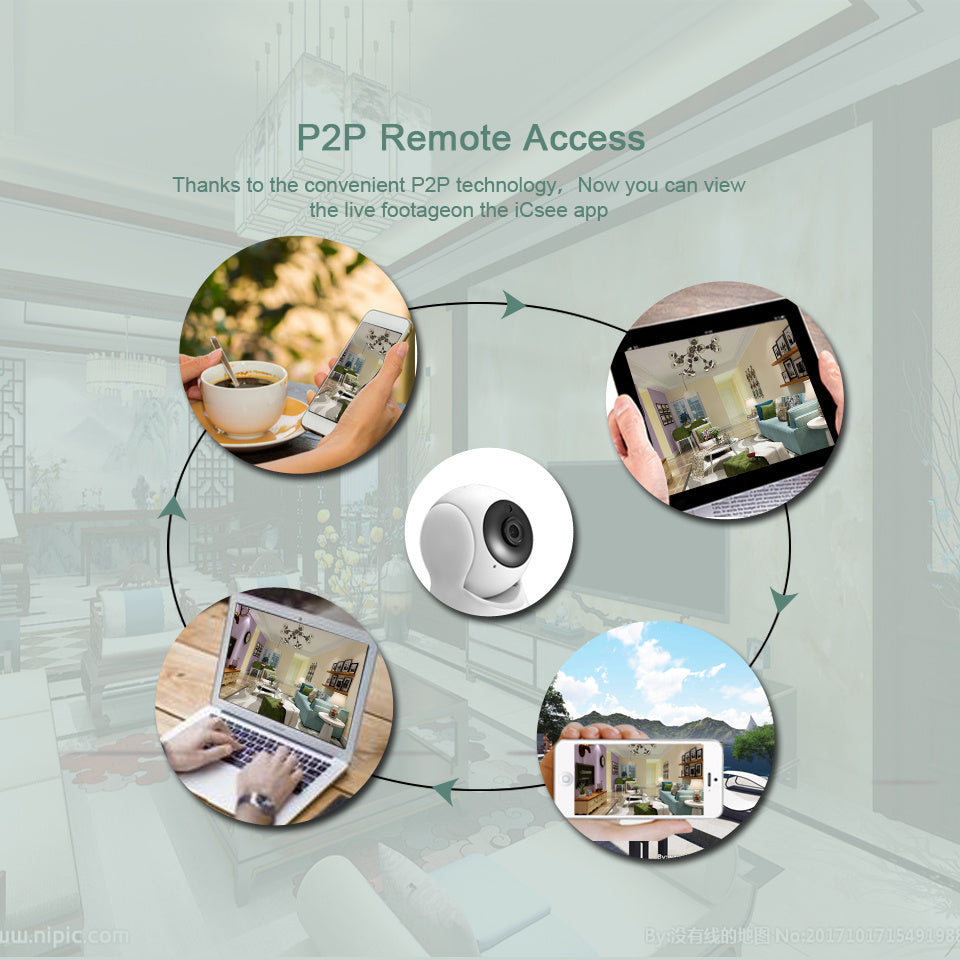 hd night vision security wifi wireless camera