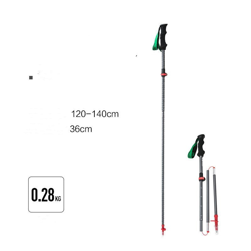 Outdoor walking aluminum folding stick