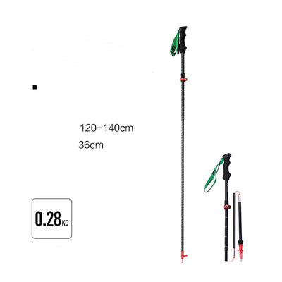 Outdoor walking aluminum folding stick