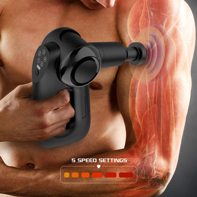 Foldable Rotating Fascia  The First Fitness Massage Gun