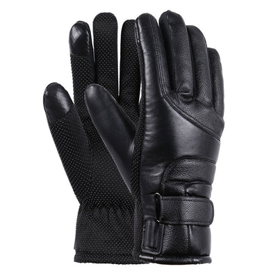 Winter Electric Heated Gloves Windproof Cycling Warm Heating Touch Screen Skiing Gloves