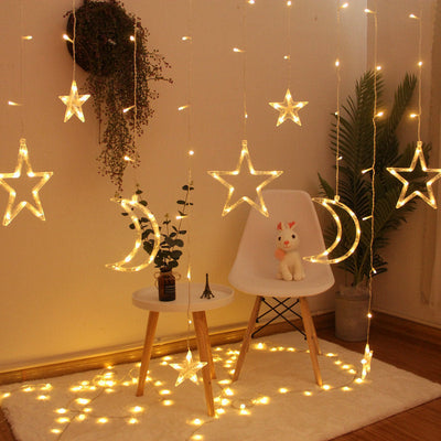 star light lighting colorful light starry curtain hanging light