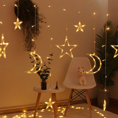 star light lighting colorful light starry curtain hanging light