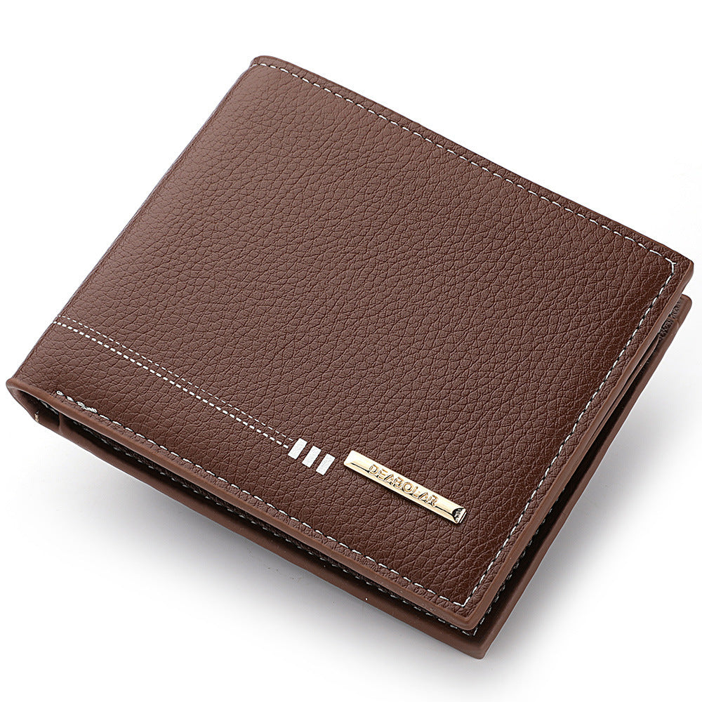 Multi-functional Multiple Card Slots Retro Men's Short Wallet