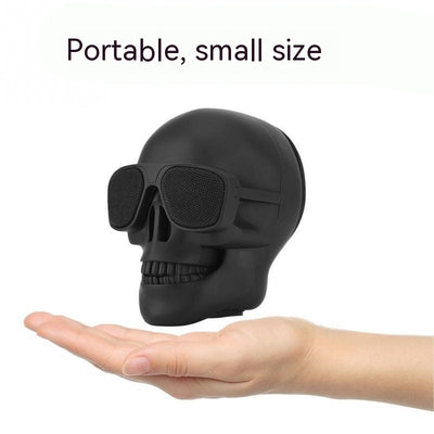 Small Skull Wireless Bluetooth Speaker Outdoors Convenient Cartoon