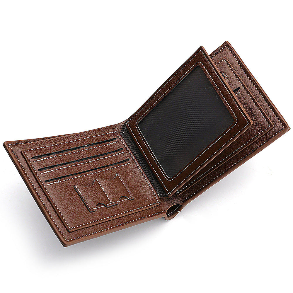 Multi-functional Multiple Card Slots Retro Men's Short Wallet