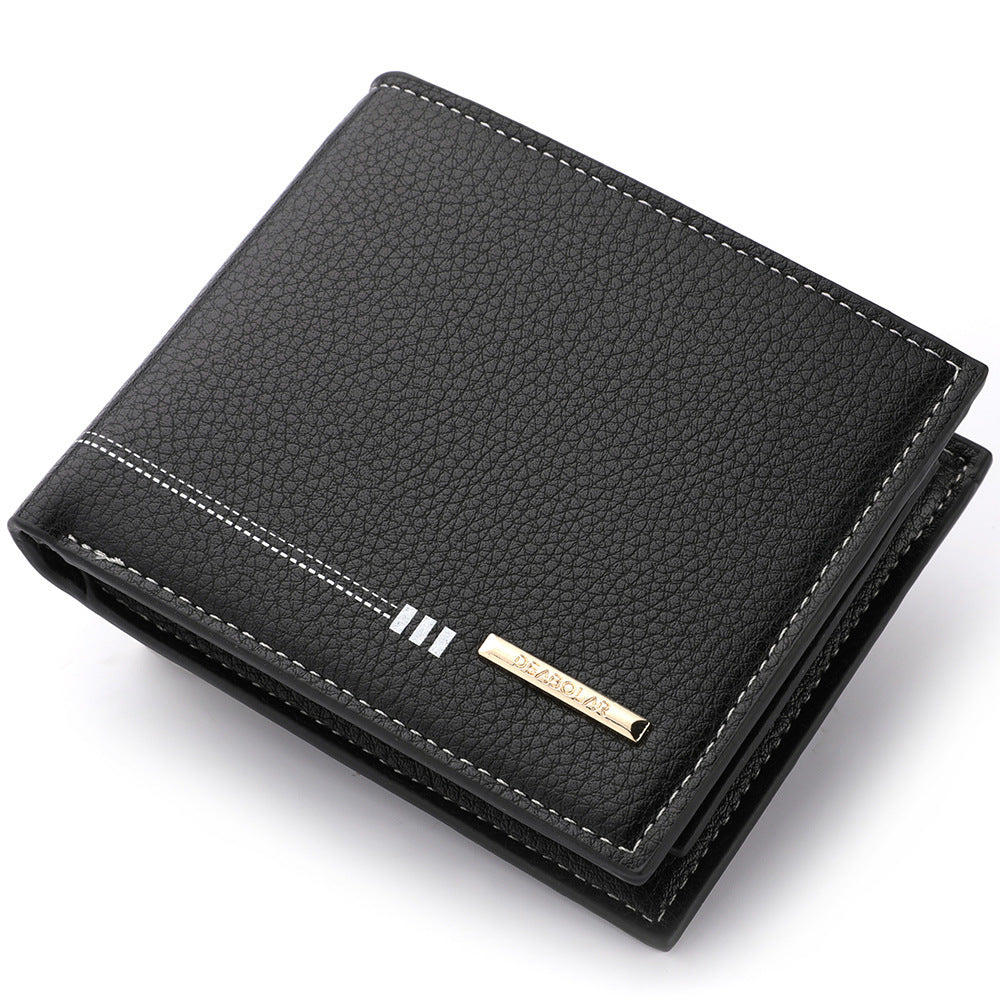 Multi-functional Multiple Card Slots Retro Men's Short Wallet