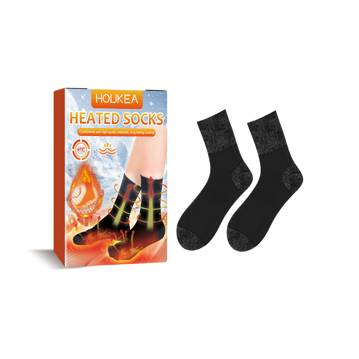 Crystal Silk Fever Socks Winter Outdoors Cycling