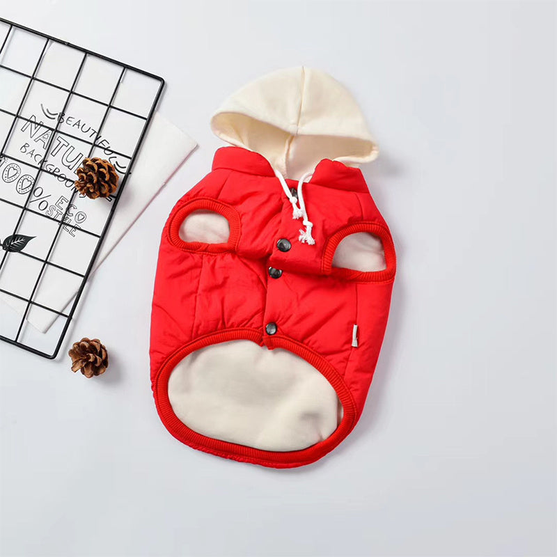 cotton warm pet dog vest clothing cotton warm pet dog vest clothing