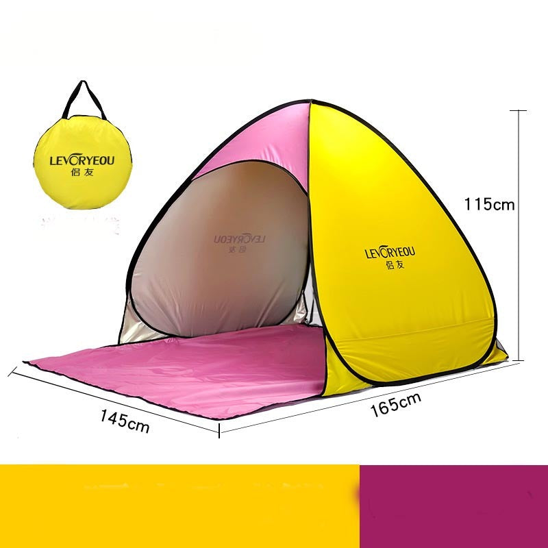 Outdoor Convenient Quick-open Curtain Tent