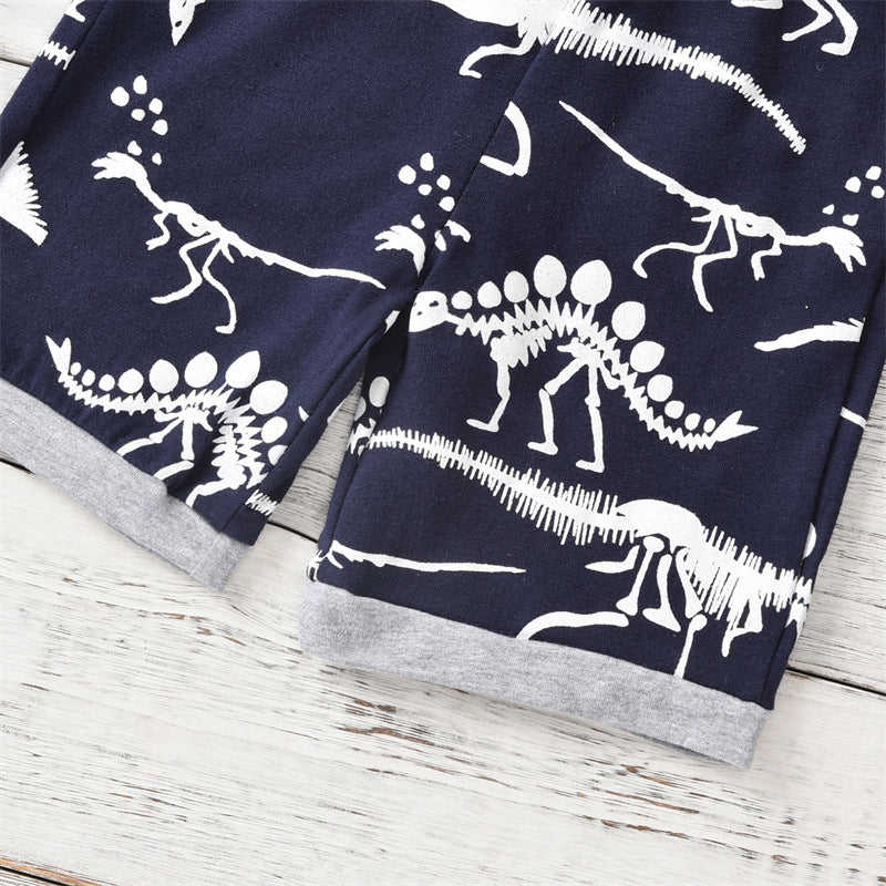 summer short-sleeved dinosaur children' summer short-sleeved dinosaur children'