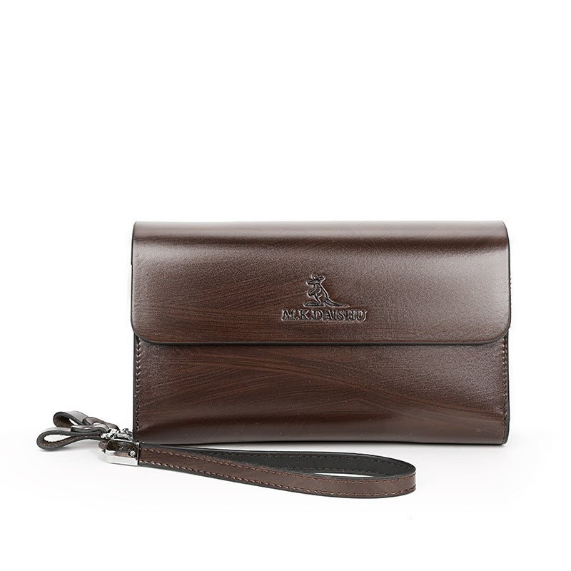 Kangaroo Wallet Men's Long Wallet Casual Business Clutch