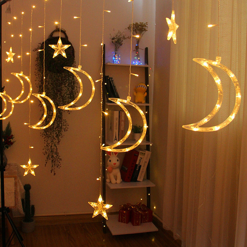 star light lighting colorful light starry curtain hanging light