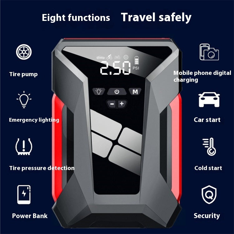 Car Power Bank Emergency Start Power Supply Inflatable All-in-one Machine 12V