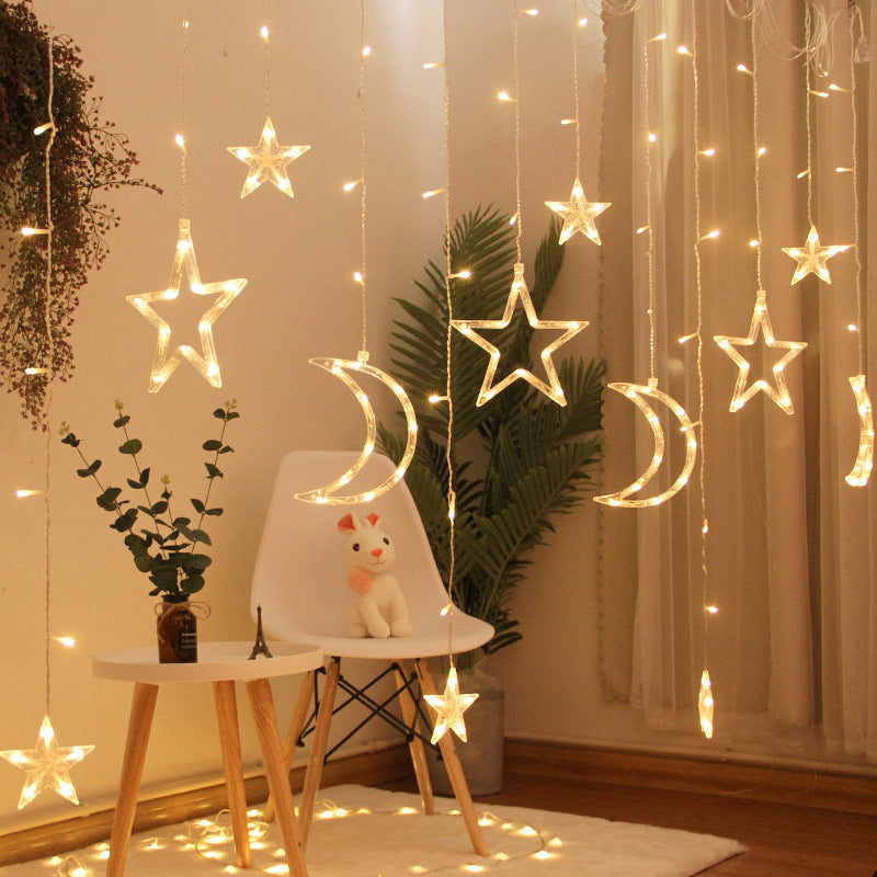 star light lighting colorful light starry curtain hanging light