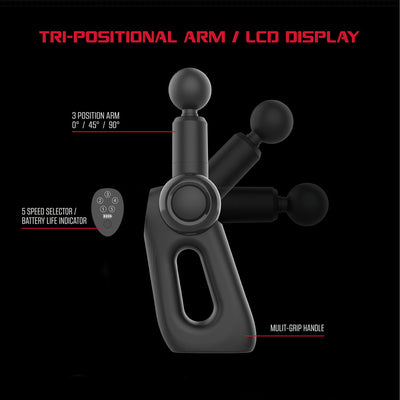 Foldable Rotating Fascia  The First Fitness Massage Gun