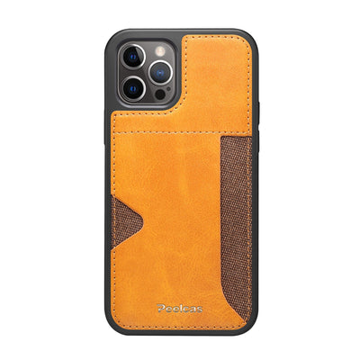 phone business back leather card phone case