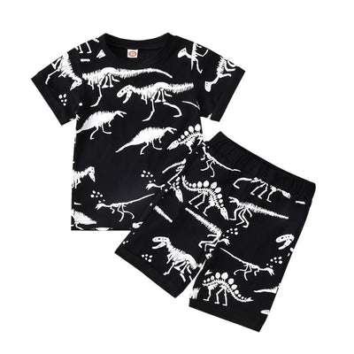 summer short-sleeved dinosaur children' summer short-sleeved dinosaur children'